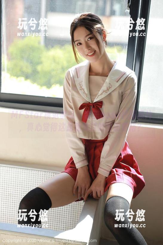 MFStar模范学院 - 奈美nana校服照片，真心觉得这是我见过的校服穿搭？