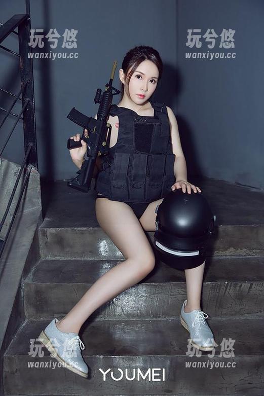 YouMi尤蜜荟-黄依婷 YouMi尤蜜荟 - 海风打乱头发的黄依婷,套图分享,除了拍照我还能干嘛?