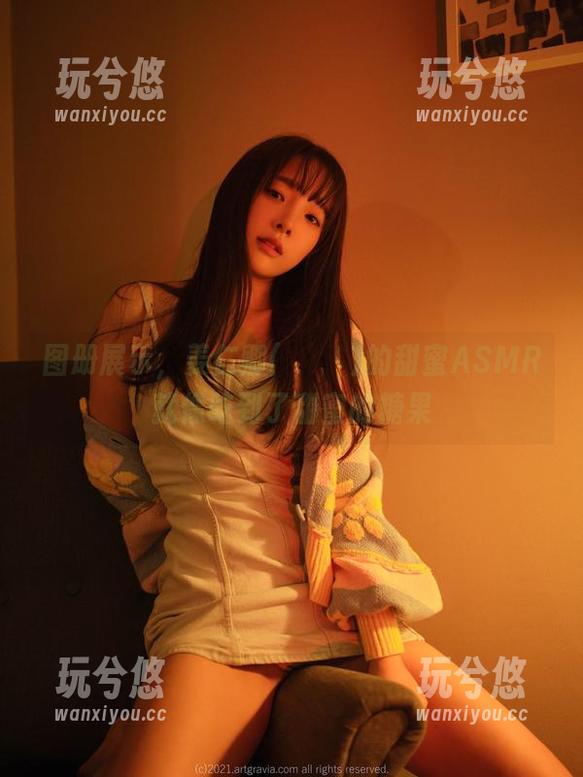 图册展示，姜仁卿(강인경)的甜蜜ASMR就像吃到了甜蜜的糖果