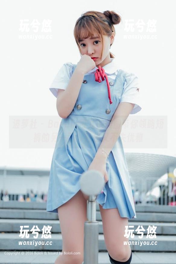 波萝社-Barbie可儿 波萝社 - Barbie可儿的美图带你领略短裤的另一面:轻松又不失优雅