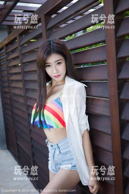魅妍社-黄乐然 魅妍社 - 透明到不行的黄乐然原图:这一系列你可能会觉得有点看不透哦~